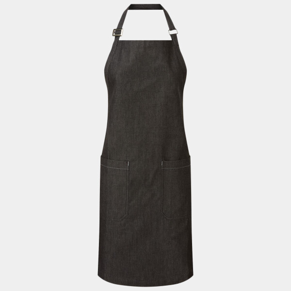 Premier Fairtrade Organic Cotton Denim Bib Apron Thumbnail