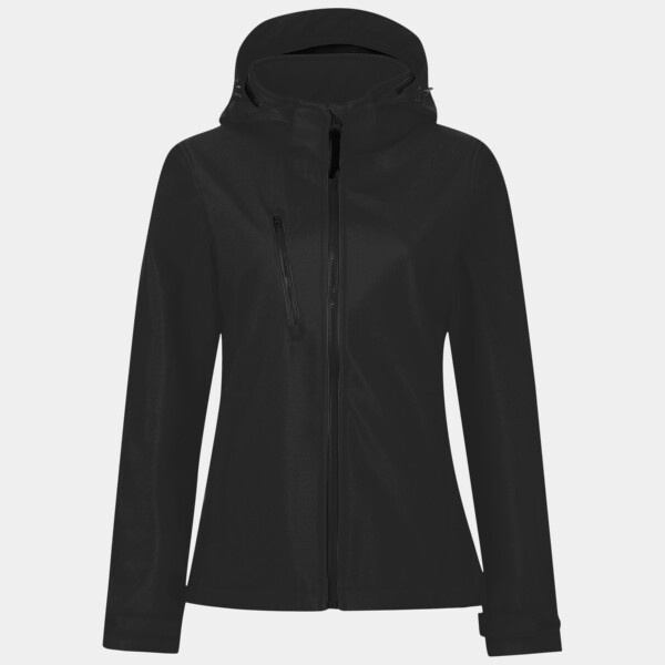 Regatta Ladies Venturer Three Layer Hooded Soft Shell Jacket Thumbnail