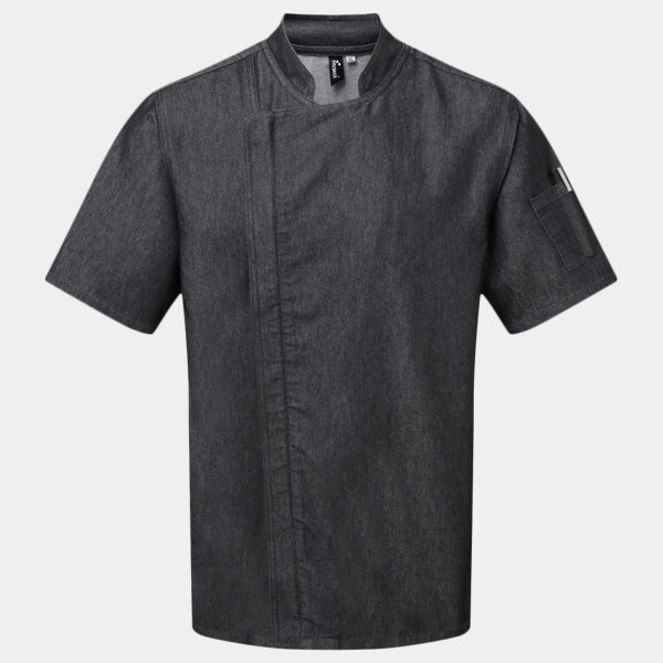 Premier Short Sleeve Zipped Chef's Jacket Thumbnail