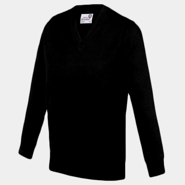 AWDis Academy Kids V Neck Sweatshirt Thumbnail