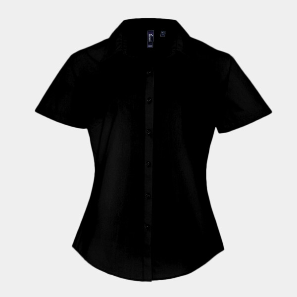 Premier Ladies Supreme Short Sleeve Poplin Shirt Thumbnail