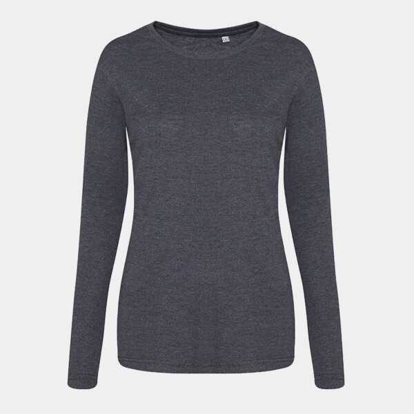 AWDis Ladies Long Sleeve Tri-Blend T-Shirt Thumbnail