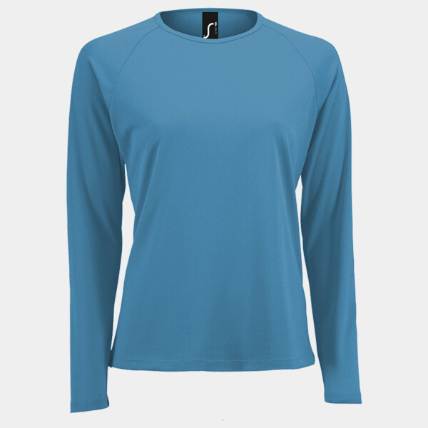 SOL'S Ladies Sporty Long Sleeve Performance T-Shirt Thumbnail